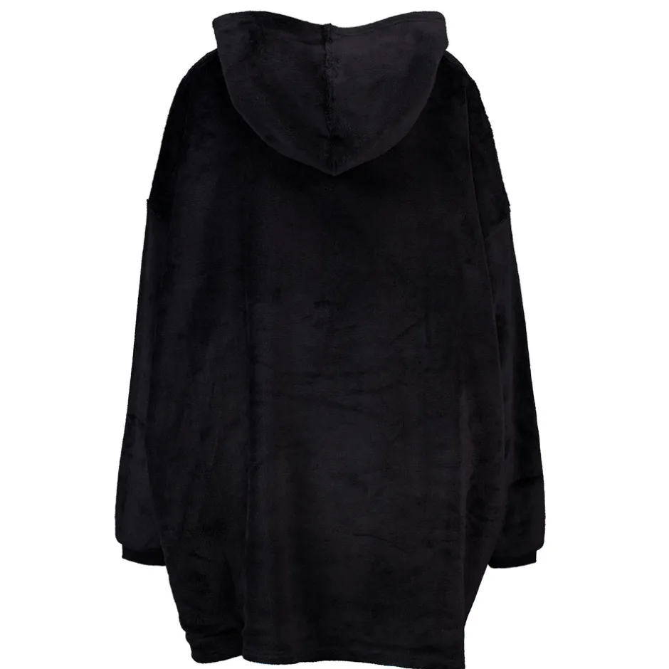 Zeeman Deken-hoodie - Zwart^ Woonaccessoires|Plaids & Dekens