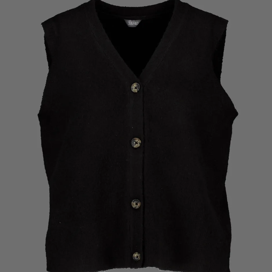 Zeeman Gilet - Zwart^DAMES Truien & Vesten