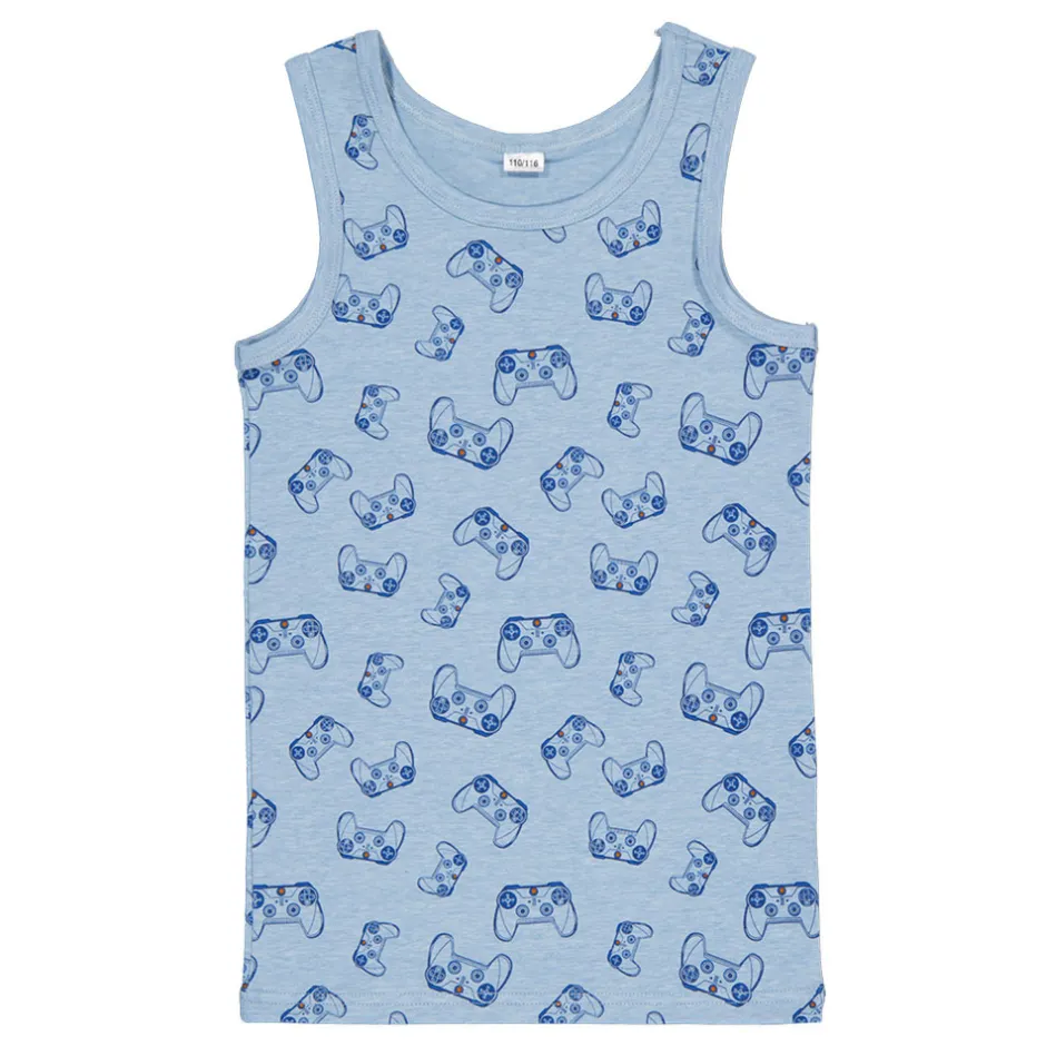 Zeeman Hemd - Blauw^ Ondergoed|Ondergoed
