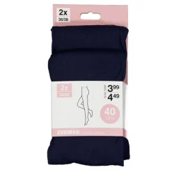 Zeeman Panty - Blauw^DAMES Panty's