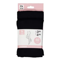 Zeeman Panty - Zwart^DAMES Panty's