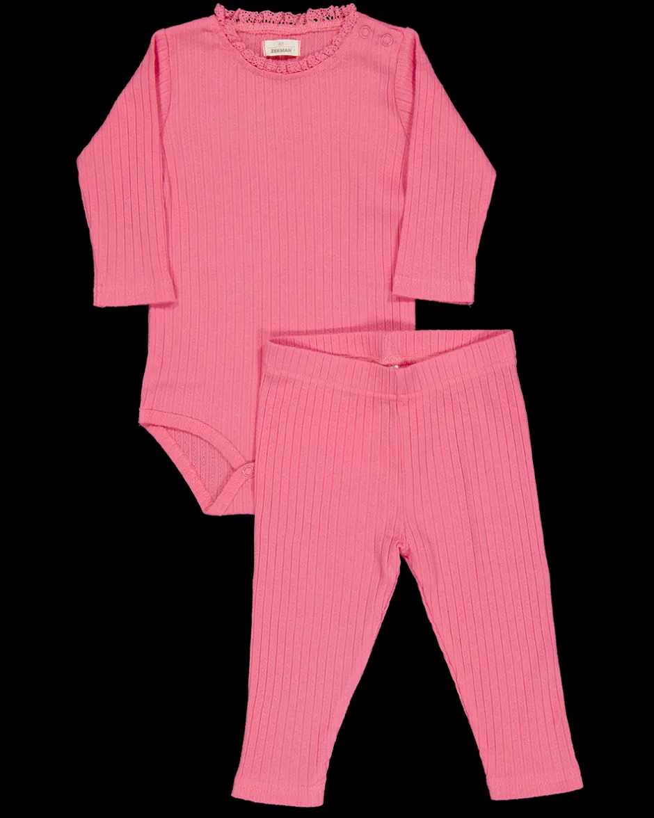 Zeeman Romper - Roze^ Rompertjes