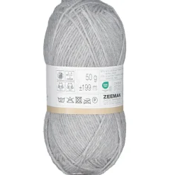 Zeeman Super soft Breigaren - Grijs^ Hobby|Breigaren