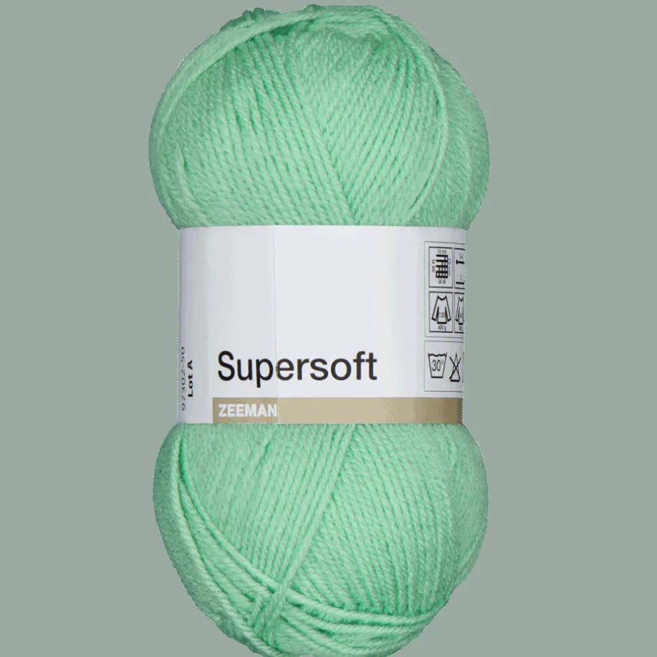 Zeeman Super soft Breigaren - Groen^ Hobby|Breigaren