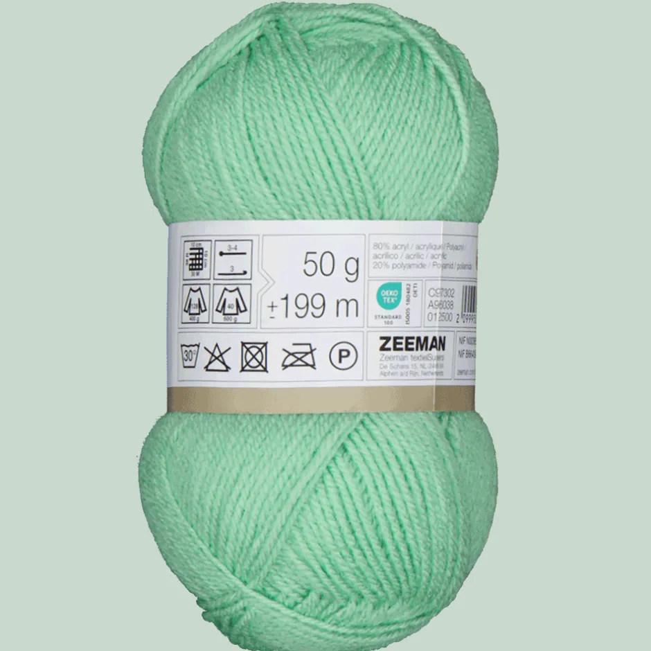 Zeeman Super soft Breigaren - Groen^ Hobby|Breigaren