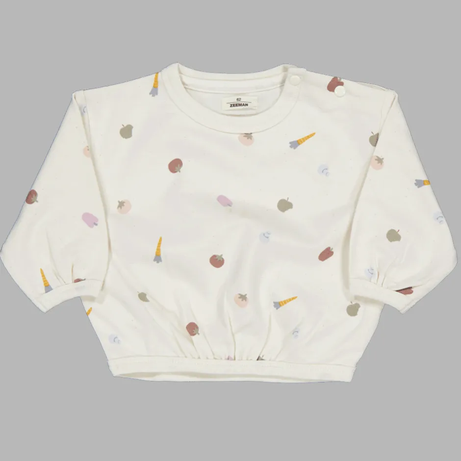 Zeeman Sweater - Wit^ Truien & Vesten