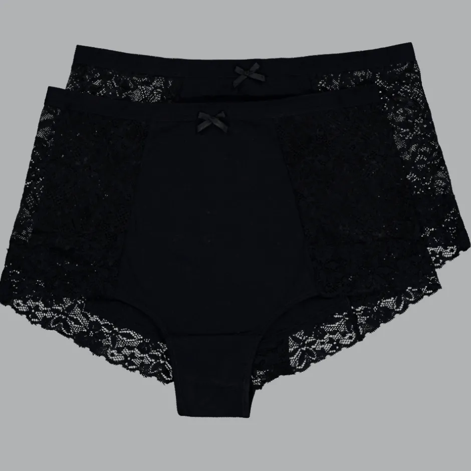 Zeeman Tailleslip - Zwart^DAMES Slips|Slips