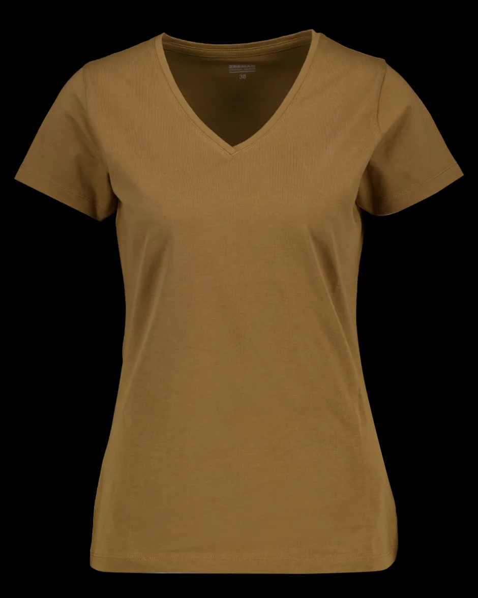 Zeeman T-shirt - Bruin^DAMES T-shirts & Tops