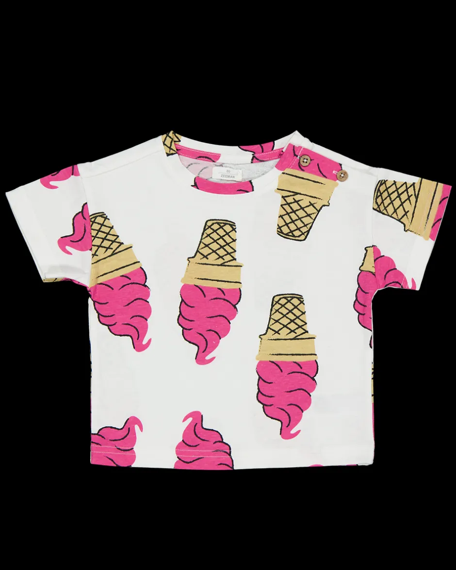 Zeeman T-shirt - Wit^ Shirts