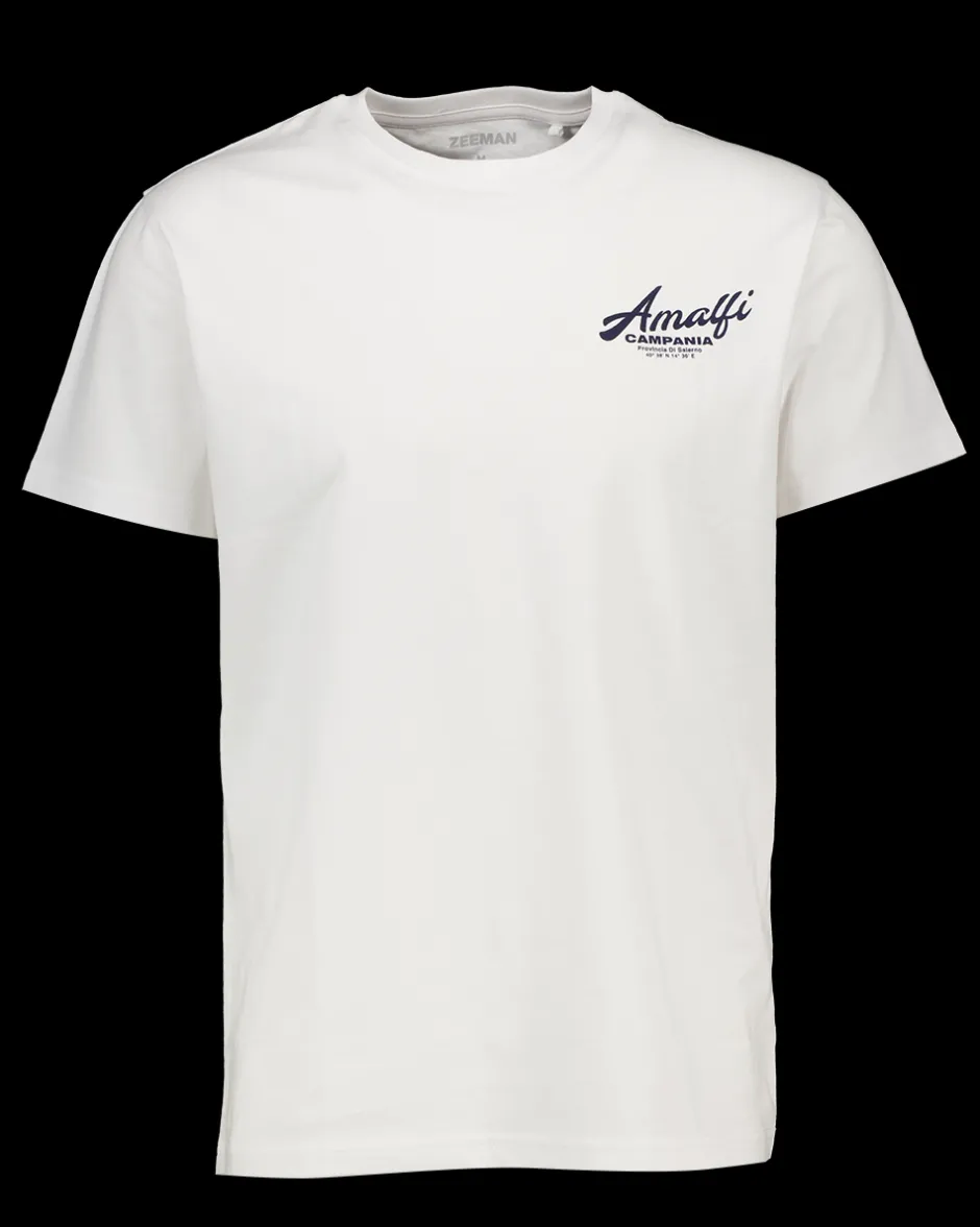 Zeeman T-shirt - Wit^Heren T-shirts & Polo's