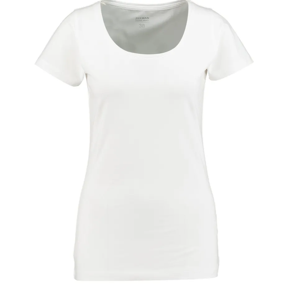 Zeeman T-shirt - Wit^DAMES T-shirts & Tops